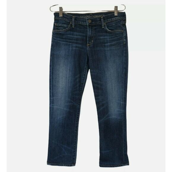 Citizens of Humanity Jeans Womens Size 29 Phoebe Slim Straight Crop Stretch - Picture 1 of 13